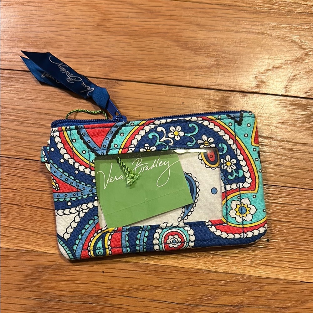 NWT Vera Bradley Colorful Paisley Coin Purse